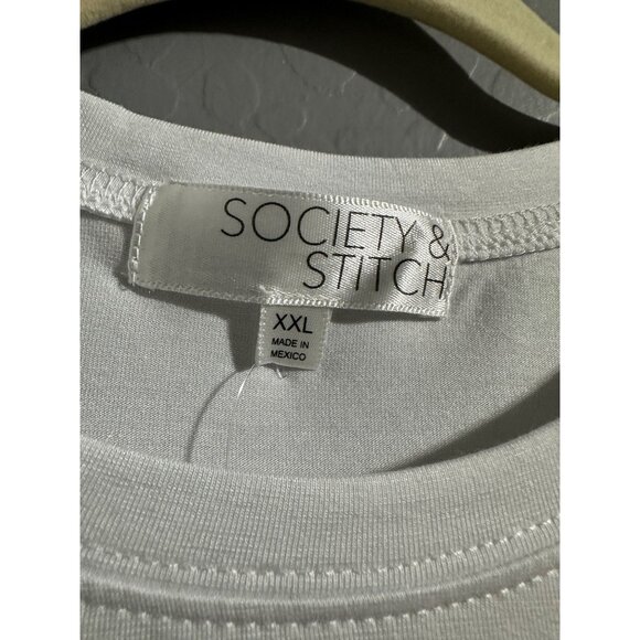 Society & Stitch Girls Big Sur Tee Size XXL NWT - Picture 3 of 5